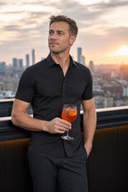 Caprinno Stretch-Hemd life rooftop aperitivo