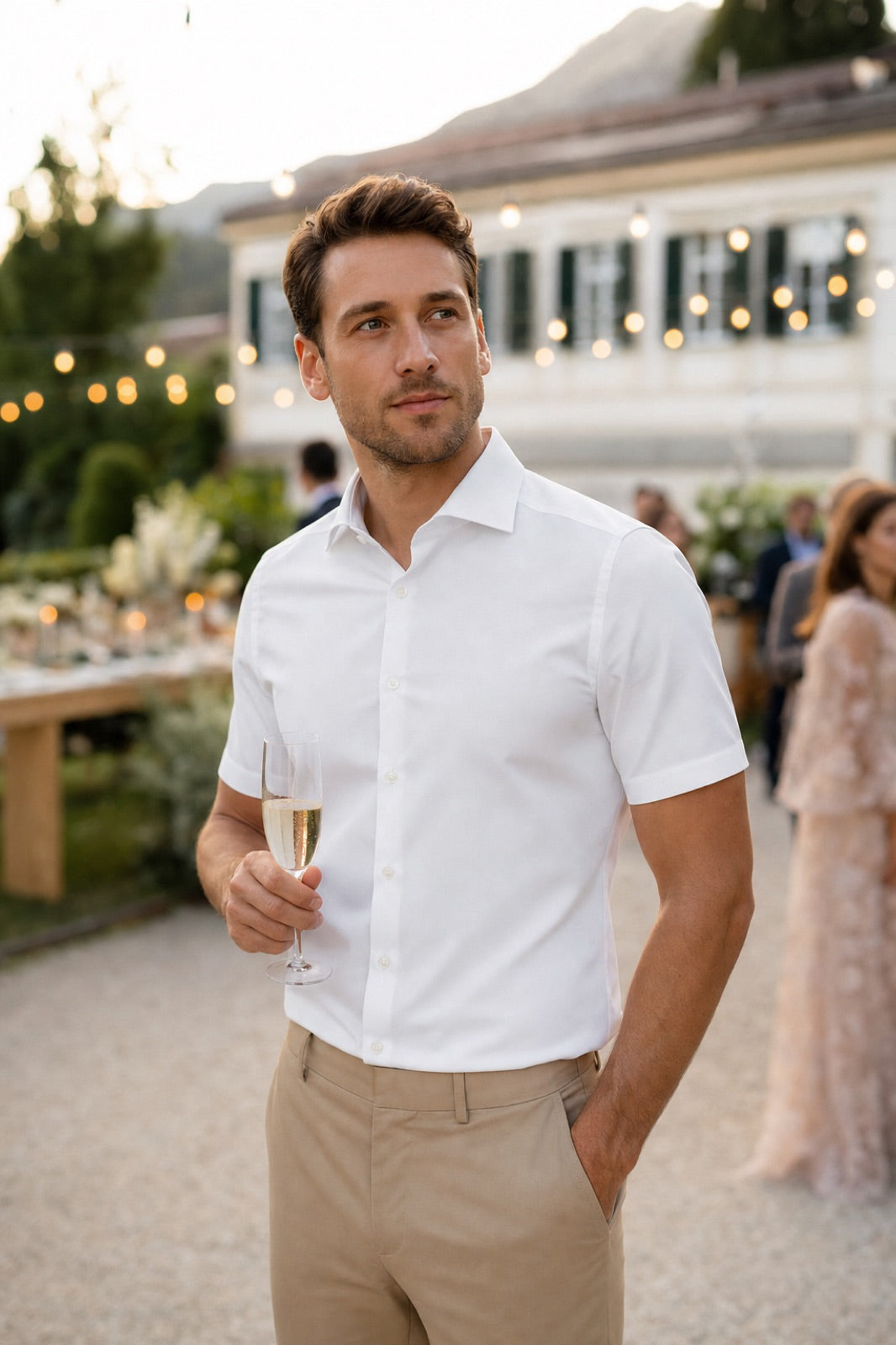 Caprinno Stretch-Hemd life summer wedding
