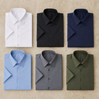 Caprinno Stretch-Hemd product colors flatlay